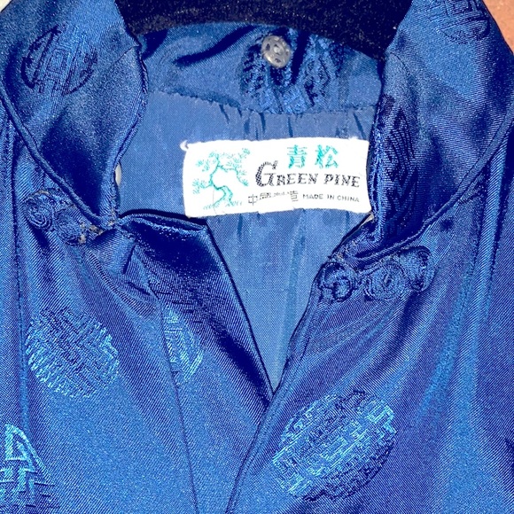 Child’s Chinese satin silk jacket, vintage retro Size 5,6,7 Boy Girl unisex RARE - Picture 3 of 12
